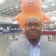 Surrounded by Big Baby Trump at Politicon.